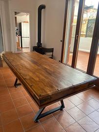 tavolo 90x200 rustico moderno
