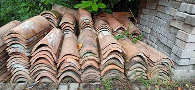 Tegole, coppi in cotto