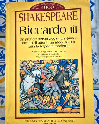 Libro vintage " Riccardo III"  William Shakespeare