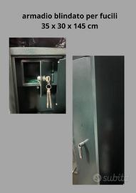 ARMADIO BLINDATO PER FUCILI