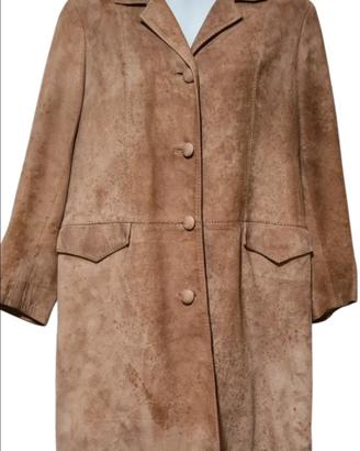 Cappotto Spolverato Vintage in Vera Renna