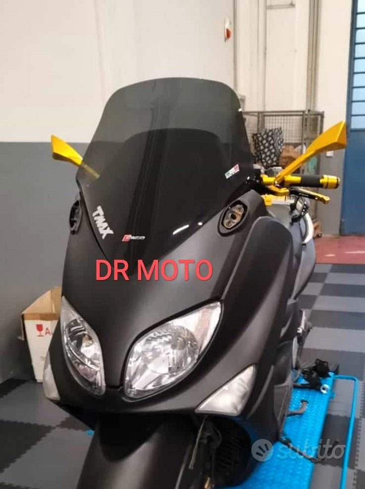 Specchietti Retrovisori Per Yamaha T-Max 500/530/560 (2006-2016) – In Alluminio, Coppia, Blu, Antigraffio