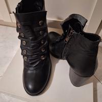 Stivaletti neri made in Italy