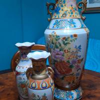 Tris di vasi vintage stile Satsuma