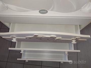 Cassettiera + vaschetta per bagnetto