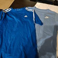 T-shirt Nike e adidas 11-12 anni