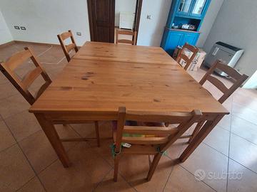 1 Tavolo IKEA Jokkmokk + 2 Sedie