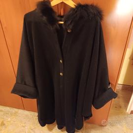 cappotto a mantella donna