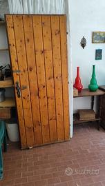 porta esterno legno massello