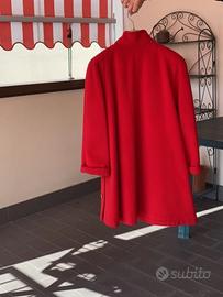 Cappotto donna rosso