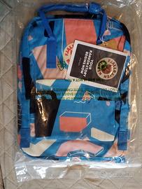 Zaino Fjallraven Kanken 16 L azzurro arancione mul