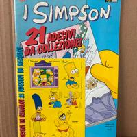 Fumetto Simpson con adesivi nuovo