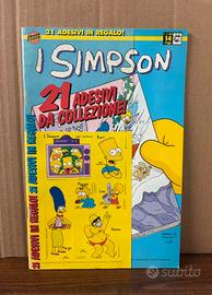 Fumetto Simpson con adesivi nuovo