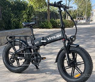 VITILAN V7 – Fat Bike Elettrica 750W  Nuova