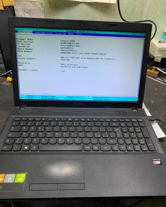 Notebook Lenovo Essential G505 8GB RAM  AMD Win 10