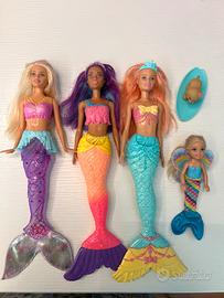 3 barbie sirena piu sirenetta