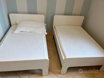 Due lettini Ikea mod. Slakt con materassi
