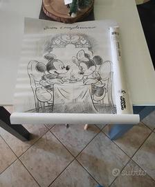 Poster Topolino Disney 90 anniversario