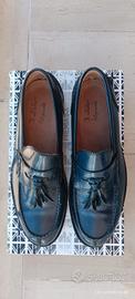 mocassino in pelle blue