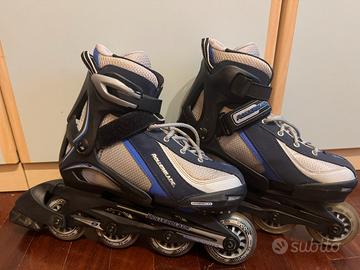 Rollerblade regolabili 32-37 + set protezioni