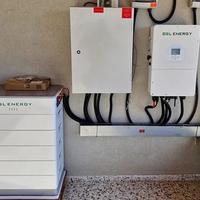 Kit 10kw fotovoltaico litio 6kw accumulo off grid