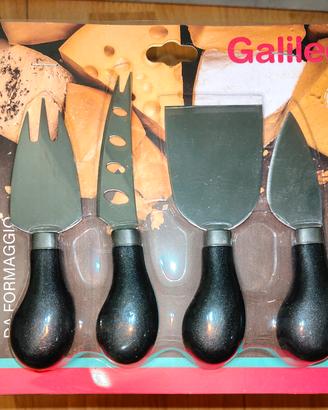 Set 4 Coltelli da Formaggio Galileo - Nuovo
