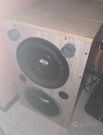 Subwoofer FATTO IN CASA + AMPLIFICATORE CAR 3000W