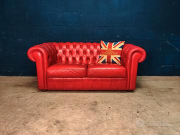 Divano club Chester Chesterfield in vera pelle uk