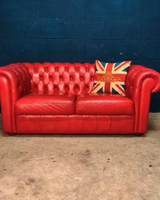 Divano club Chester Chesterfield in vera pelle uk