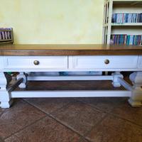 Tavolino da salotto in legno massello