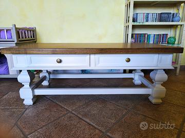 Tavolino da salotto in legno massello