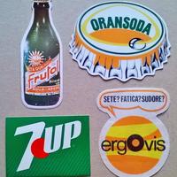 Gio.adesivi: Lotto 4 pz serie Bibite