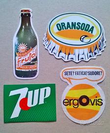 Gio.adesivi: Lotto 4 pz serie Bibite