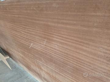 Foglio di compensato Iroko 125x300 1 faccia