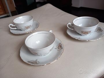 Tazze con piatto korok