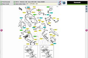 Specchio Sx Kawasaki ZZR600 560011394H8