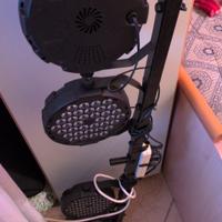 stativo luci dj par led con treppiede 
