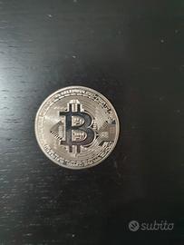 moneta Bitcoin riproduzione 