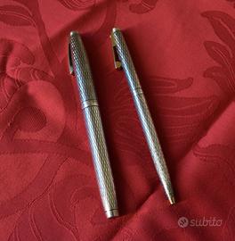 Penna Stilo e Penna Sfera  Sheaffer in Argento