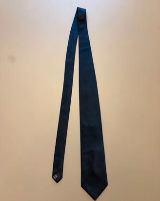 Cravatta uomo nera elegante – 100% seta