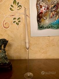 Portacandela in vetro + candela