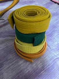 4 cinture da Judo usate