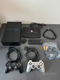 PlayStation 2 PS2 Fat + 2 Controller + Accessori