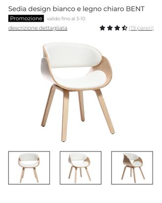 Sedia design uso ufficio