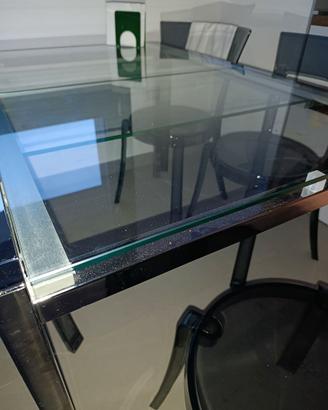 Tavolo vetro temperato Ikea allungabile