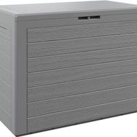 Casaria® Baule da Giardino Lille 190 L Effetto