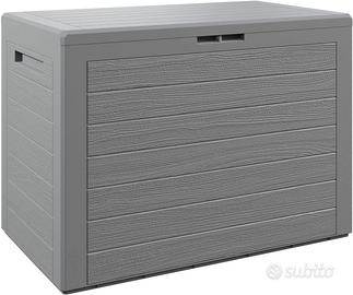 Casaria® Baule da Giardino Lille 190 L Effetto