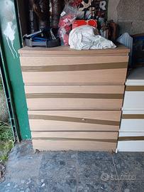 Cassettiera in legno – 4 cassetti