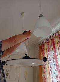 Lampadario in vetro di Murano