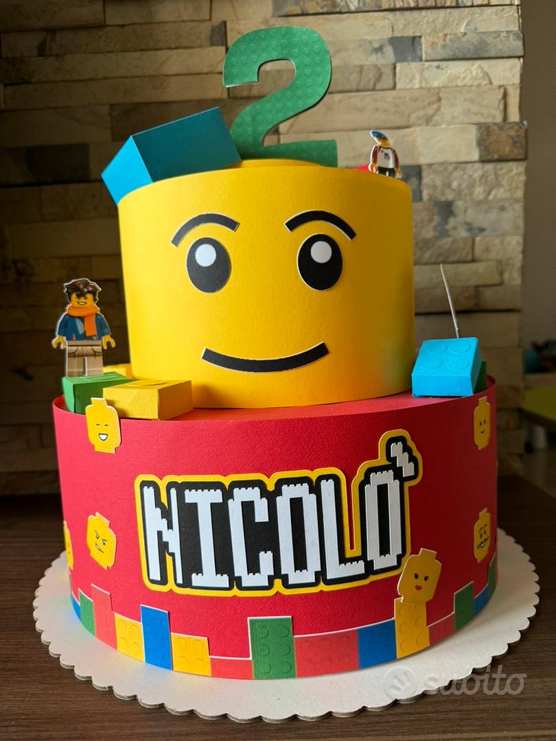 Torta di cartone tema LEGO Tutto per i bambini In vendita a Bari
